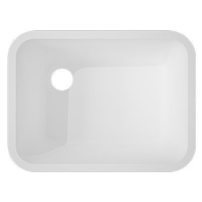 Lavabo da incasso - Care  - CORIAN - in Corian® / in Solid Surface / su misura