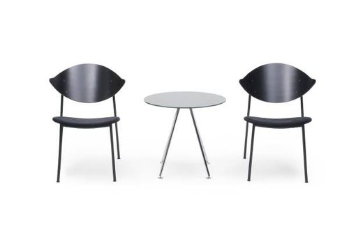 Chauffeuse design scandinavo - BIRD - Vivero - in legno / in acciaio