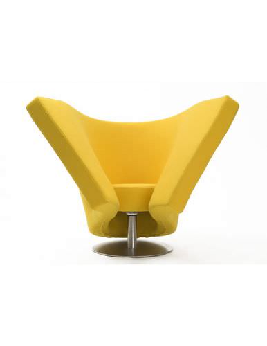 Poltrona design originale - SOFT - Vivero - in acciaio inossidabile / gialla / rossa