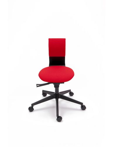 Sedia da ufficio contemporanea - JOBB - Vivero - in legno / con supporto in alluminio / imbottita