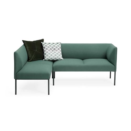Divanetto imbottito modulare - NOORA - Martela - design scandinavo / in tessuto / con supporto in metallo
