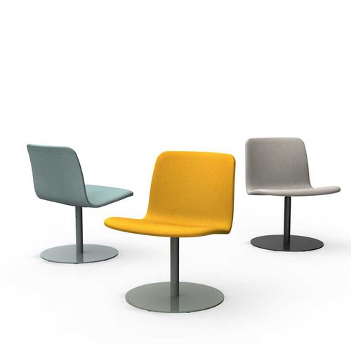 Sedia contemporanea - SOLA  - Martela - da interno / in tessuto / con supporto in metallo
