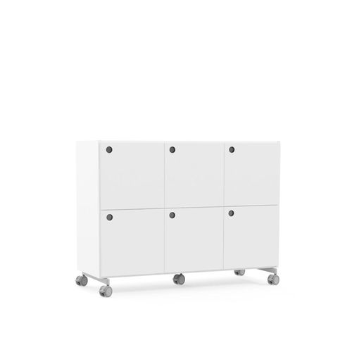 Credenza contemporanea - COMBO - Martela - in metallo / in melaminico / con cassetti