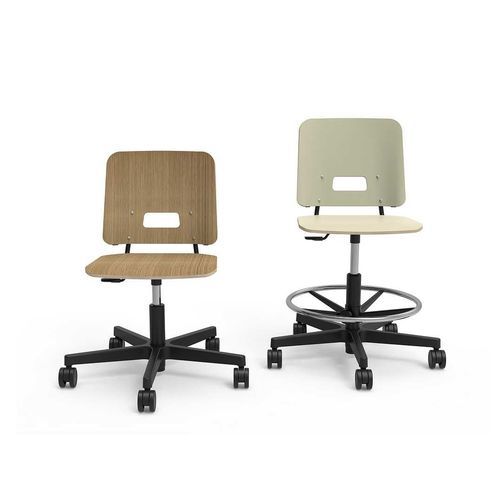 Sedia contemporanea - GRIP NXT - Martela - da interno / in legno / in tessuto