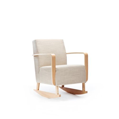 Poltrona design scandinavo - Plus+ - Martela - in tessuto / in betulla / in rovere