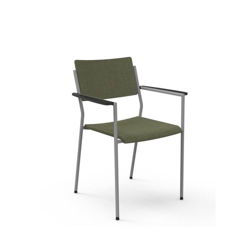 Sedia contemporanea - FORM - Martela - da interno / impiallacciata in legno / con supporto in metallo