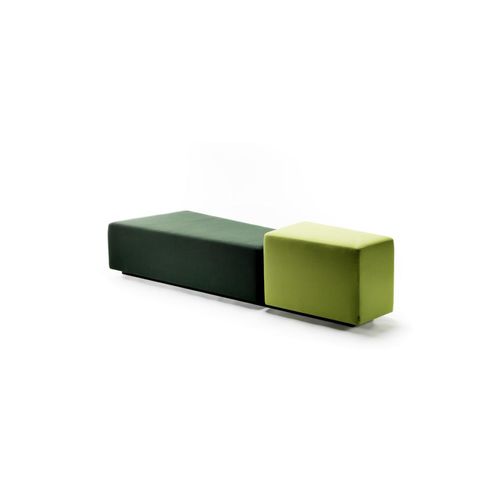 Divanetto imbottito modulare - Diagonal Play - Martela - contemporaneo / in tessuto / con supporto in metallo