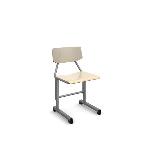 Sedia contemporanea - Trivia - Martela - da interno / in laminato / con supporto in metallo