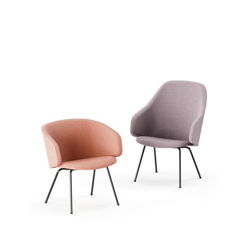 Sedia contemporanea - SOLA  - Martela - da interno / in tessuto / con supporto in metallo