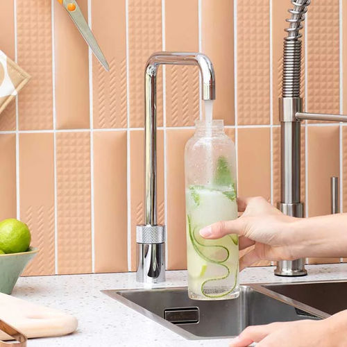 Miscelatore per acqua frizzante - NORDIC SINGLE - Quooker Deutschland GmbH - da appoggio / in metallo cromato / in acciaio inossidabile