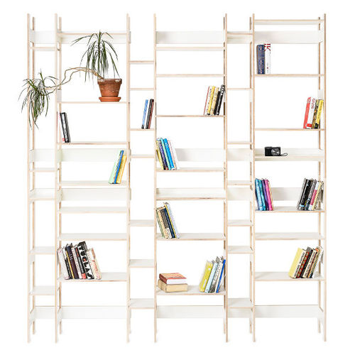 Scaffale contemporaneo - LIFT - Radis Furniture - in betulla / in legno compensato / da sala