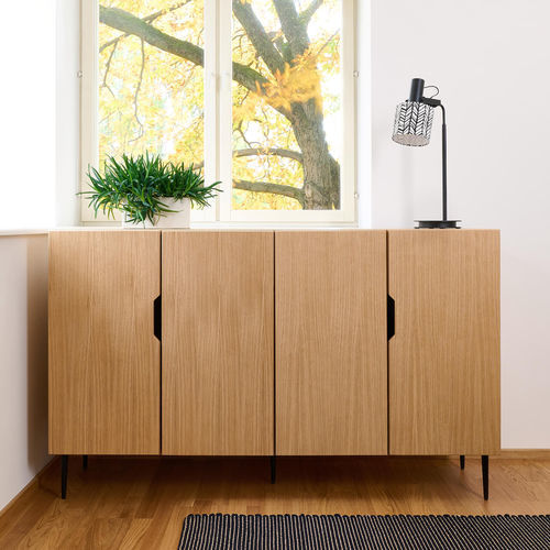 Credenza alta - NOBLE - Radis Furniture - contemporanea / in legno compensato / in betulla