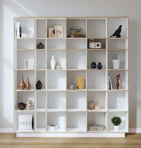 Mensola - GRID - Radis Furniture - modulare / basso / alto