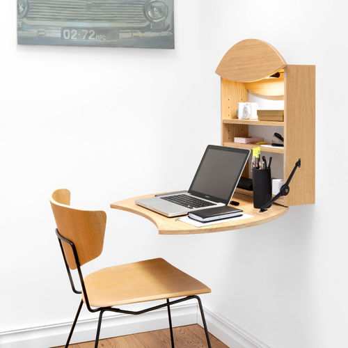 Scrivania per open space - RING - Radis Furniture - da parete / contemporanea / in legno compensato