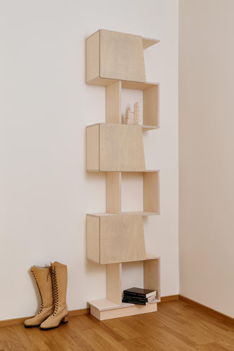 Scaffale alto - STEP XS - Radis Furniture - a paravento / contemporaneo / in rovere