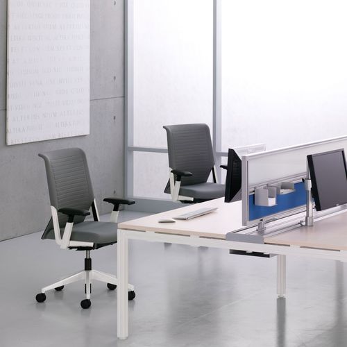 Sedia da ufficio design - COMFORTO 59 - Haworth Europe - da interno / in rete / con supporto in metallo