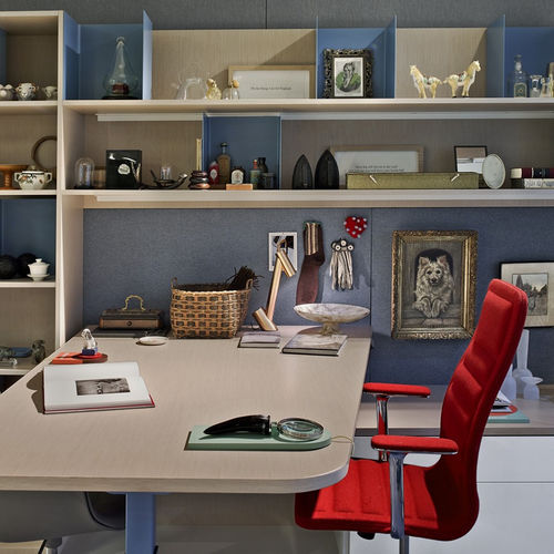 Sedia da ufficio contemporanea - LOTUS - Haworth Europe - da interno / in tessuto / a schienale alto