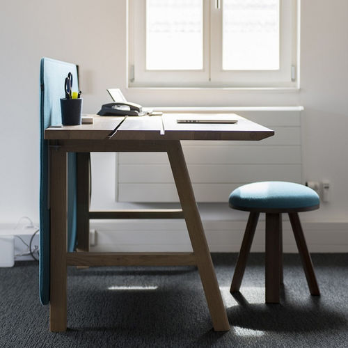Scrivania per open space - BUZZIFRONT - Haworth Europe - da terra / contemporanea / in legno