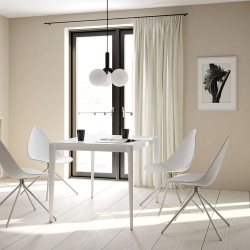 Sedia visitatore contemporanea - OTTAWA - Haworth Europe - da interno / in polipropilene / con supporto in metallo