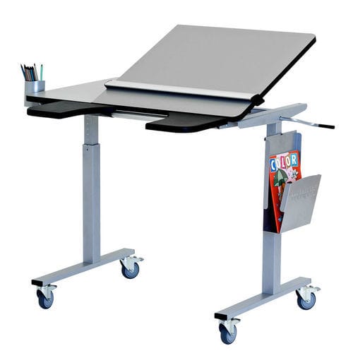 Tavolo da disegno contemporaneo - ERGO - Ropox A/S - in laminato / in alluminio / con supporto in alluminio