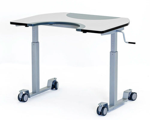 Tavolo da lavoro contemporaneo - ERGO MULTI - Ropox A/S - in laminato / in alluminio / con supporto in alluminio