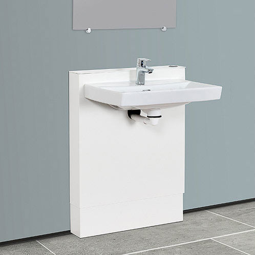 Lavabo sospeso - STANDARDLINE - Ropox A/S - in porcellana / in composito / in acciaio inossidabile