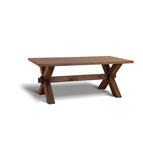 Tavolo contemporaneo - XENIA - Ecomatrix SRL - in rovere / in legno oliato / con supporto in legno