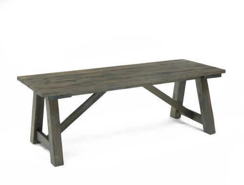 Tavolo classico - PORTO - Ecomatrix SRL - in rovere / in pino / con supporto in quercia