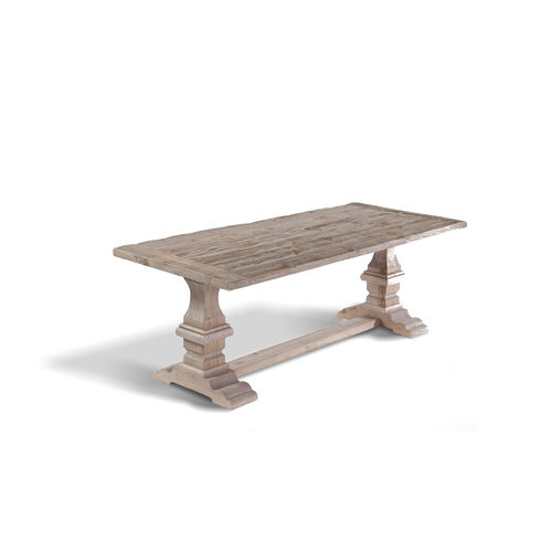 Tavolo classico - BAVARIA - Ecomatrix SRL - in rovere / in pino / con supporto in quercia