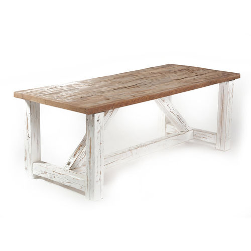 Tavolo in stile rustico - CALIFORNIA - Ecomatrix SRL - in rovere / in legno oliato / in pino