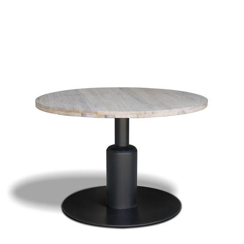 Tavolo contemporaneo - BOUTEILLE - Ecomatrix SRL - in rovere / in legno oliato / con supporto in acciaio
