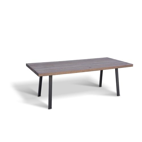 Tavolo contemporaneo - INKA - Ecomatrix SRL - in rovere / in legno oliato / con supporto in acciaio
