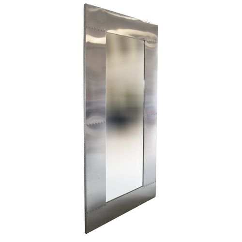 Specchio a muro - AERO - Ecomatrix SRL - design industriale / rettangolare / in alluminio