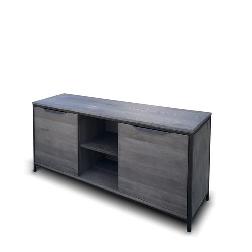 Credenza contemporanea - AACHEN - Ecomatrix SRL - in legno / in acciaio / con ripiano