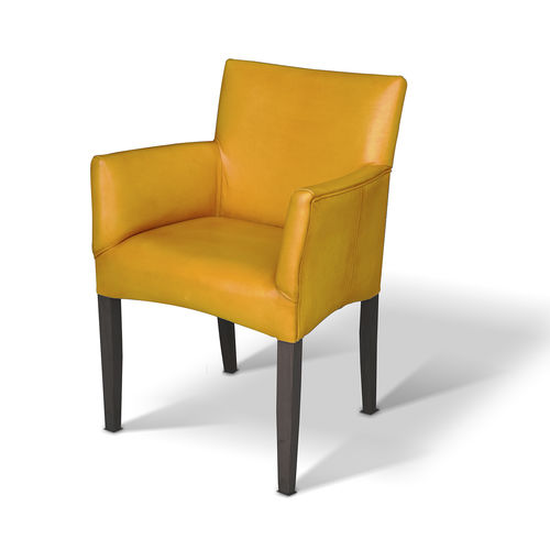Sedia contemporanea - CUBE  - Ecomatrix SRL - da interno / in pelle / in rovere