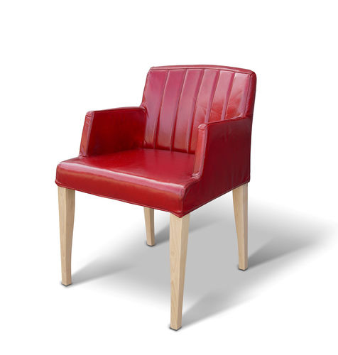 Sedia vintage - BRESCIA - Ecomatrix SRL - da interno / in pelle / in rovere