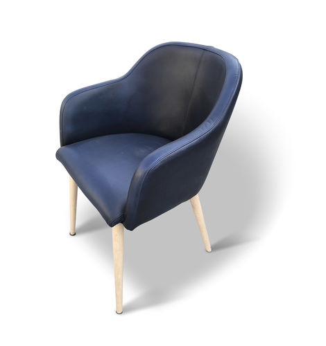 Sedia vintage - RAFAEL STRAIGHT - Ecomatrix SRL - da interno / in faggio / imbottita