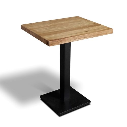 Tavolo contemporaneo - CRUSH - Ecomatrix SRL - in rovere / con supporto in acciaio / con supporto in acciaio verniciato