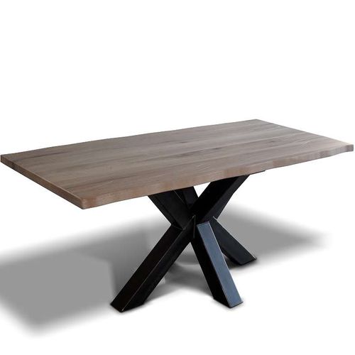 Tavolo contemporaneo - SPIDER2  - Ecomatrix SRL - in rovere / con supporto in acciaio / con supporto in acciaio verniciato