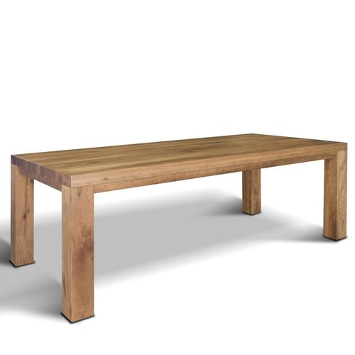 Tavolo contemporaneo - AURELIO  - Ecomatrix SRL - in rovere / con supporto in quercia / rettangolare