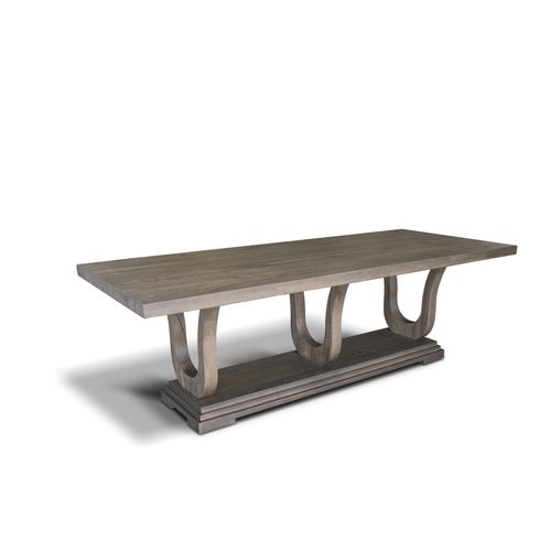 Tavolo classico - LIRA - Ecomatrix SRL - in rovere / con supporto in quercia / rettangolare
