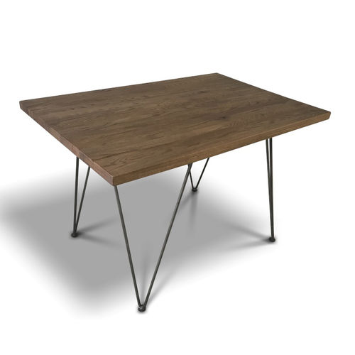 Tavolo contemporaneo - STAPLE - Ecomatrix SRL - in rovere / con supporto in acciaio verniciato / rettangolare