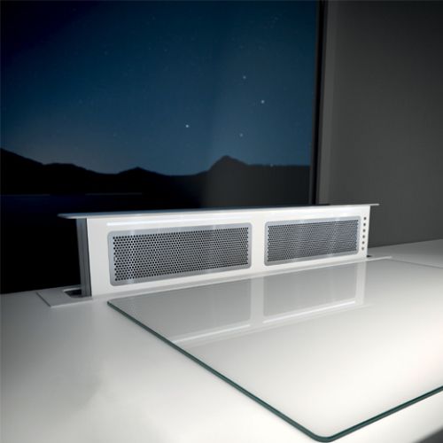 Cappa per piano di lavoro - S-DD11 PUSH UP - Sirius S.p.A. - con illuminazione integrata