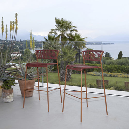 Sedia alta contemporanea - Lisa Club - SCAB GIARDINO SPA - da esterno / da interno / in PVC