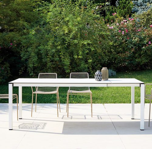 Tavolo da pranzo contemporaneo - Pranzo - SCAB GIARDINO SPA - in laminato / con supporto in acciaio galvanizzato / rettangolare