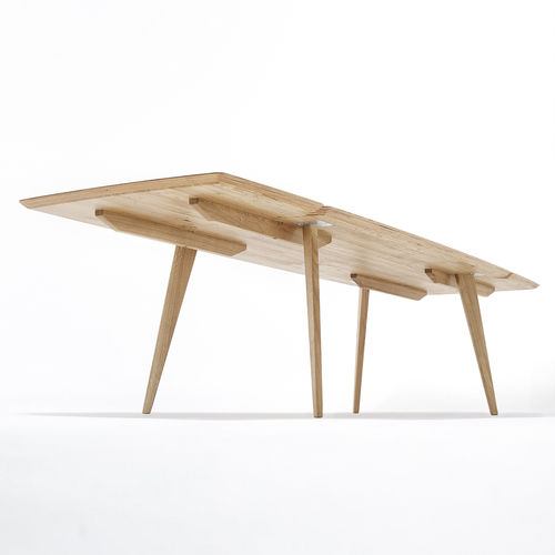 Tavolo da pranzo design - FINN-PLUS - sixay furniture - in legno massiccio / in rovere / in noce