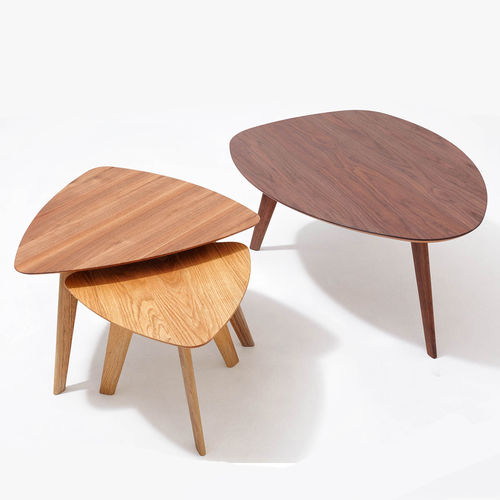 Tavolino basso contemporaneo - FINN - sixay furniture - in rovere / in noce / in legno massiccio