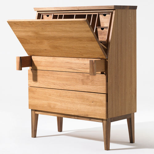 Scrittoio contemporaneo - EMILY - sixay furniture - in rovere / in noce / in legno massiccio