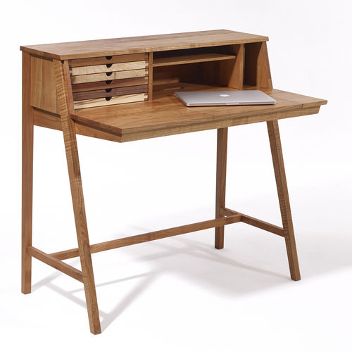 Scrittoio contemporaneo - SIXTEMATIC BELLE - sixay furniture - in rovere / in noce / in legno massiccio