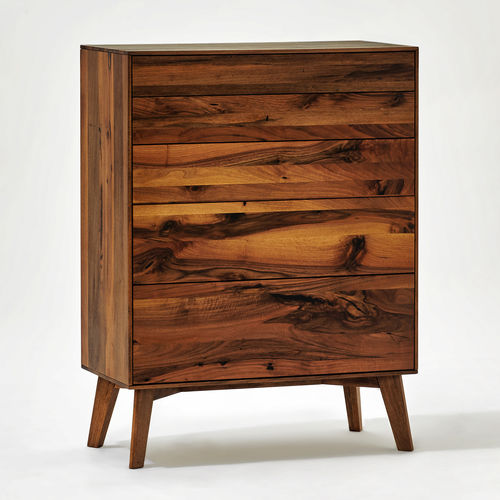 Cassettone contemporaneo - FINN - sixay furniture - in rovere / in noce / in legno massiccio